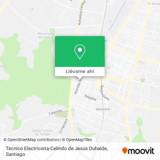 Mapa de Técnico Electricista-Celindo de Jesús Duhalde