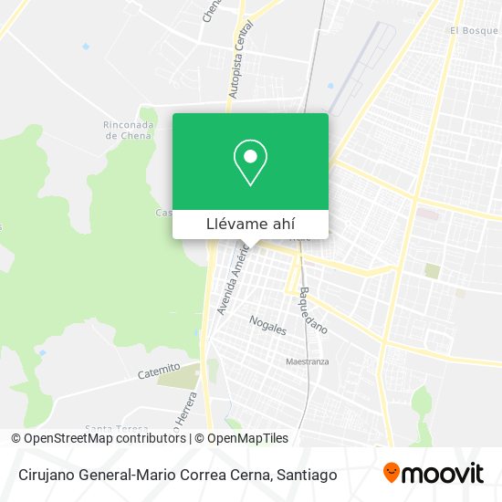 Mapa de Cirujano General-Mario Correa Cerna