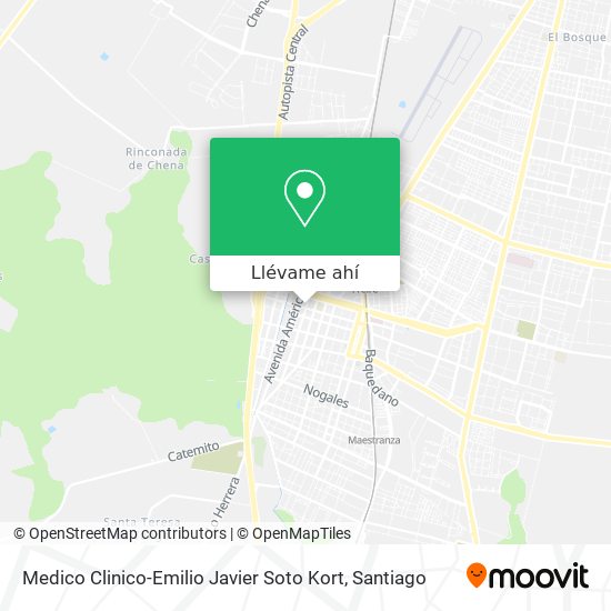 Mapa de Medico Clinico-Emilio Javier Soto Kort