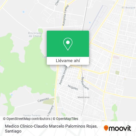 Mapa de Medico Clinico-Claudio Marcelo Palominos Rojas