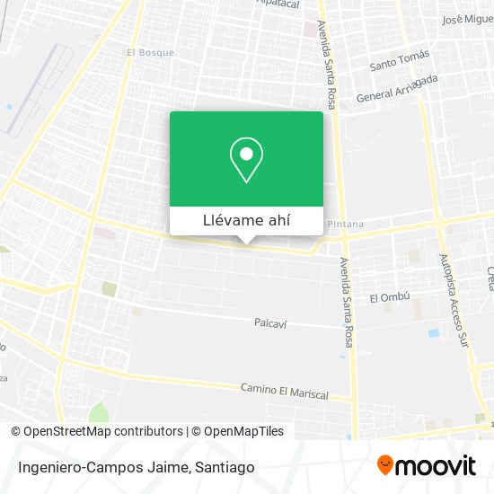 Mapa de Ingeniero-Campos Jaime