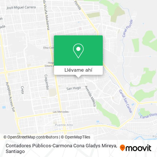 Mapa de Contadores Públicos-Carmona Cona Gladys Mireya