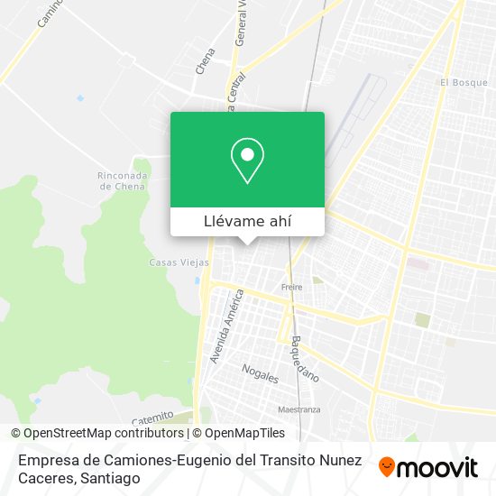 Mapa de Empresa de Camiones-Eugenio del Transito Nunez Caceres