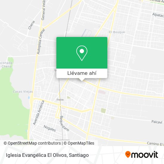 Mapa de Iglesia Evangélica El Olivos