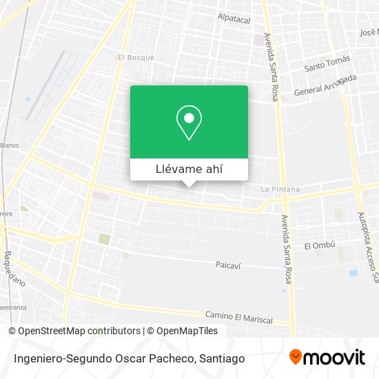 Mapa de Ingeniero-Segundo Oscar Pacheco