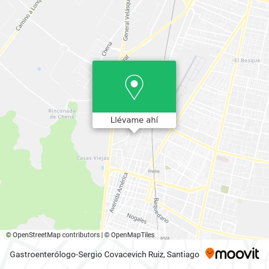 Mapa de Gastroenterólogo-Sergio Covacevich Ruiz