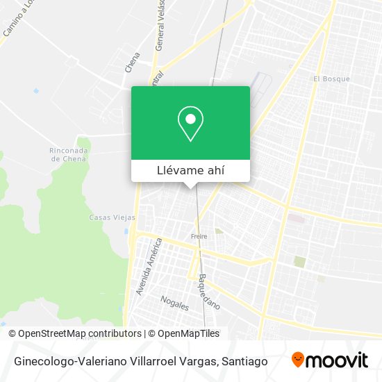 Mapa de Ginecologo-Valeriano Villarroel Vargas