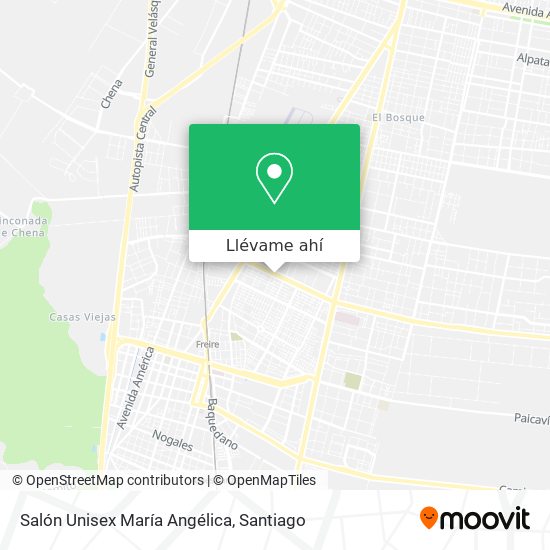 Mapa de Salón Unisex María Angélica