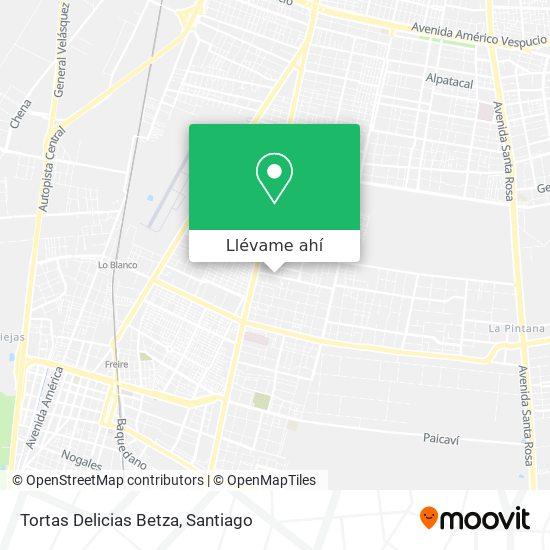 Mapa de Tortas Delicias Betza