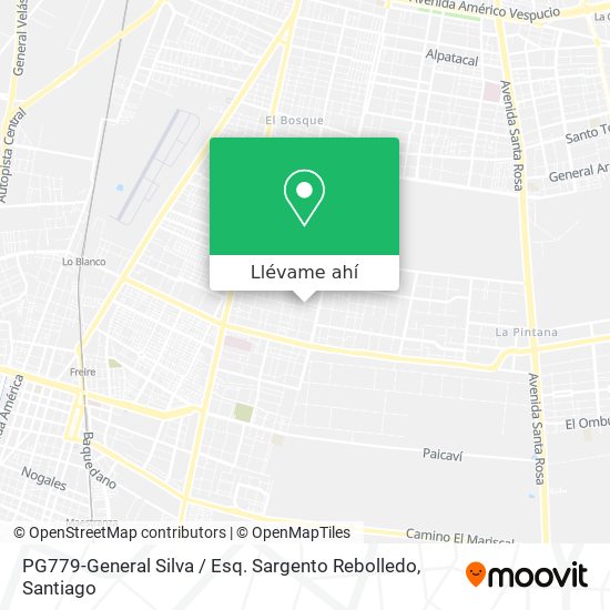 Mapa de PG779-General Silva / Esq. Sargento Rebolledo
