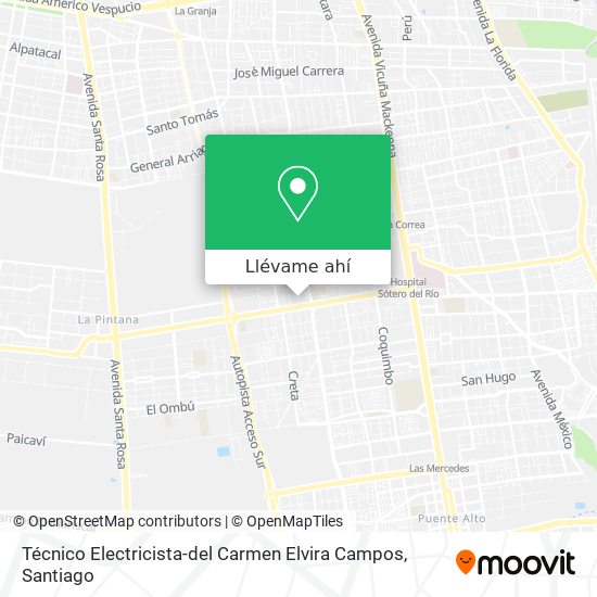 Mapa de Técnico Electricista-del Carmen Elvira Campos