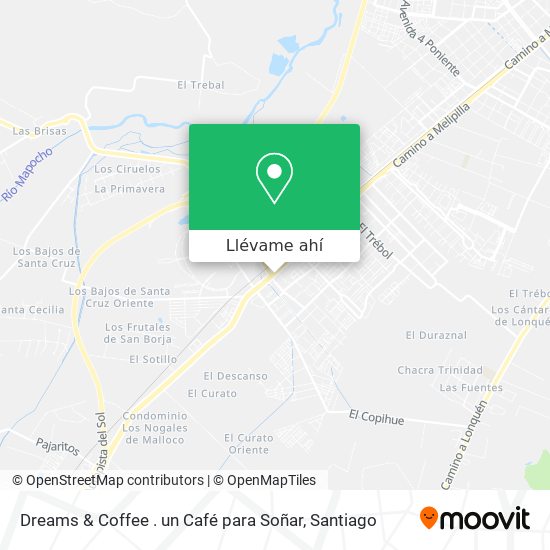 Mapa de Dreams & Coffee . un Café para Soñar