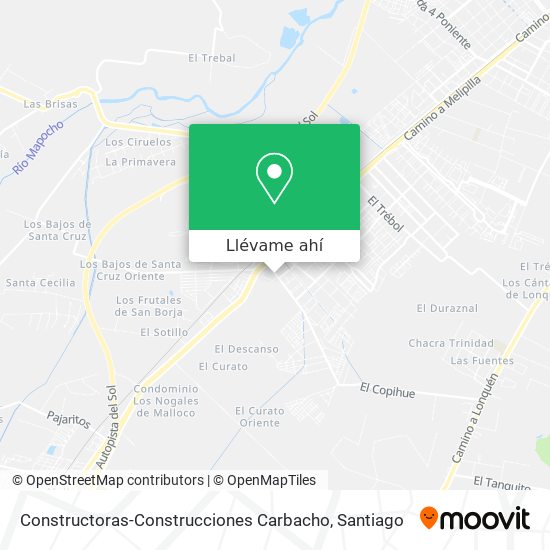 Mapa de Constructoras-Construcciones Carbacho