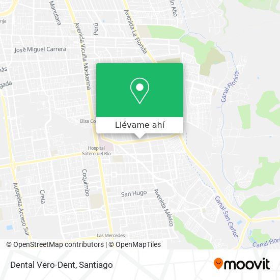 Mapa de Dental Vero-Dent