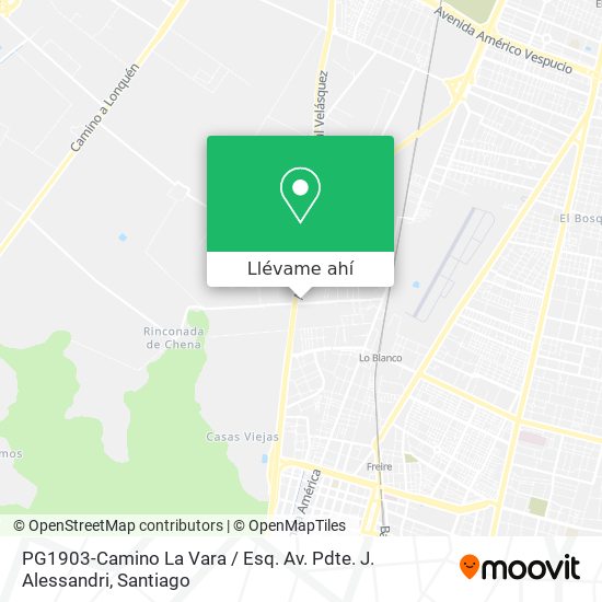 Mapa de PG1903-Camino La Vara / Esq. Av. Pdte. J. Alessandri