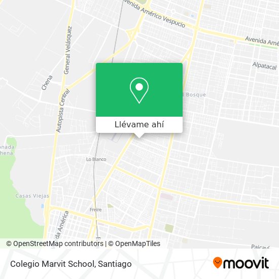 Mapa de Colegio Marvit School