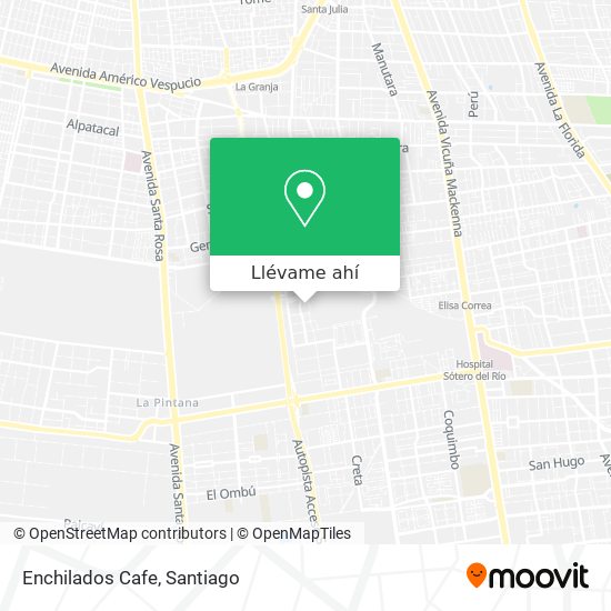 Mapa de Enchilados Cafe