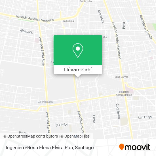 Mapa de Ingeniero-Rosa Elena Elvira Roa