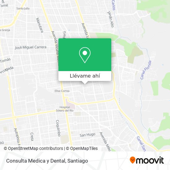Mapa de Consulta Medica y Dental