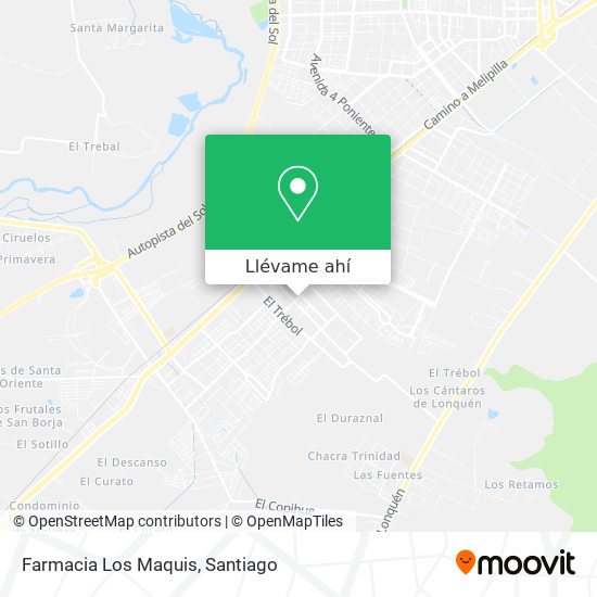 Mapa de Farmacia Los Maquis