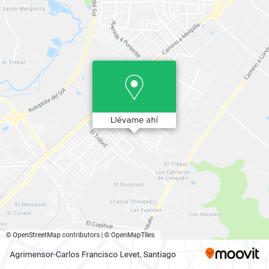 Mapa de Agrimensor-Carlos Francisco Levet