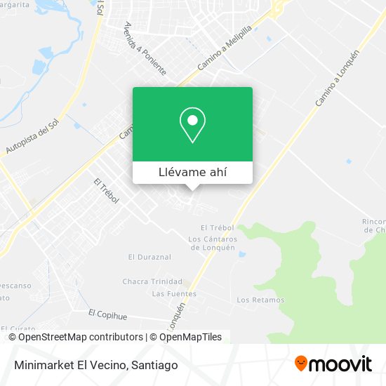Mapa de Minimarket El Vecino