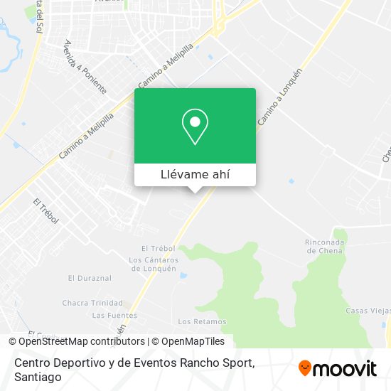 Mapa de Centro Deportivo y de Eventos Rancho Sport