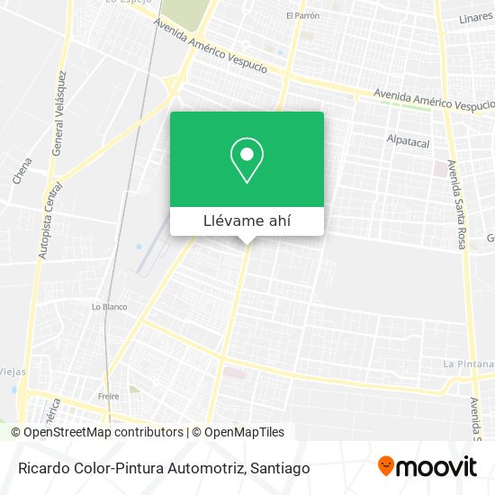 Mapa de Ricardo Color-Pintura Automotriz