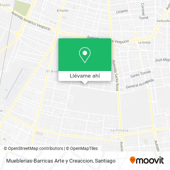 Mapa de Mueblerias-Barricas Arte y Creaccion