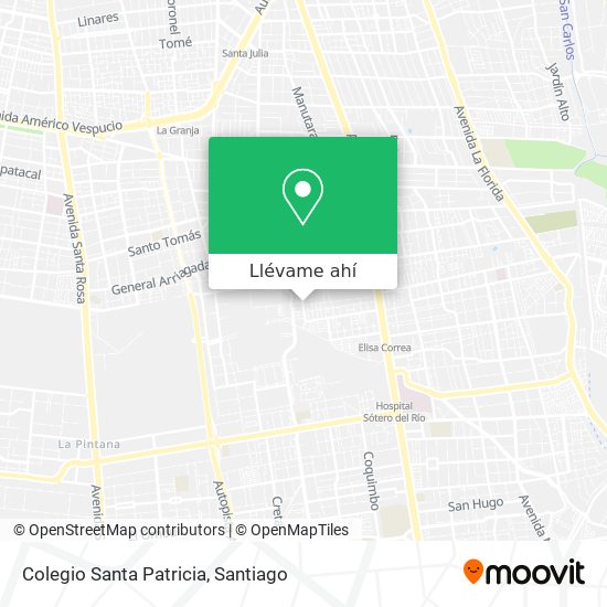 Mapa de Colegio Santa Patricia