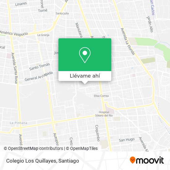 Mapa de Colegio Los Quillayes