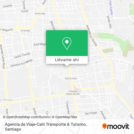 Mapa de Agencia de Viaje-Caiti Transporte & Turismo