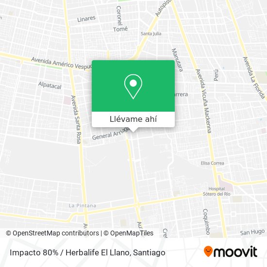 Mapa de Impacto 80% / Herbalife El Llano