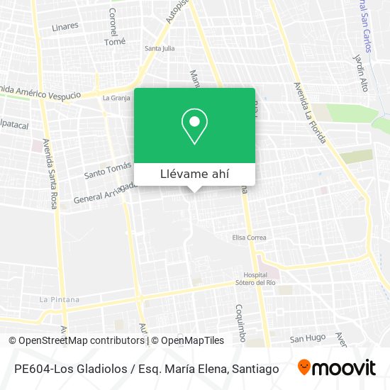Mapa de PE604-Los Gladiolos / Esq. María Elena