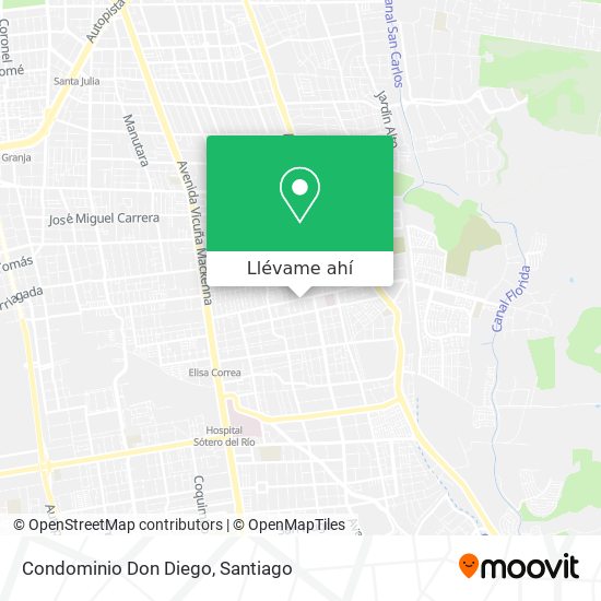 Mapa de Condominio Don Diego