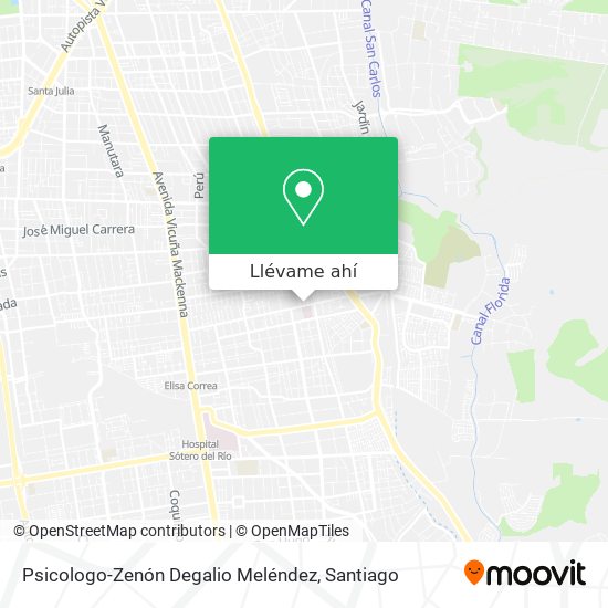 Mapa de Psicologo-Zenón Degalio Meléndez