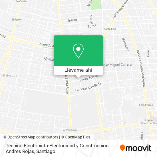 Mapa de Técnico Electricista-Electricidad y Construccion Andres Rojas