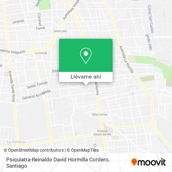 Mapa de Psiquiatra-Reinaldo David Hormilla Cordero