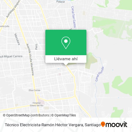 Mapa de Técnico Electricista-Ramón Héctor Vergara