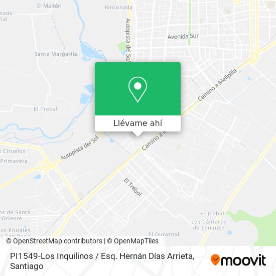 Mapa de PI1549-Los Inquilinos / Esq. Hernán Días Arrieta