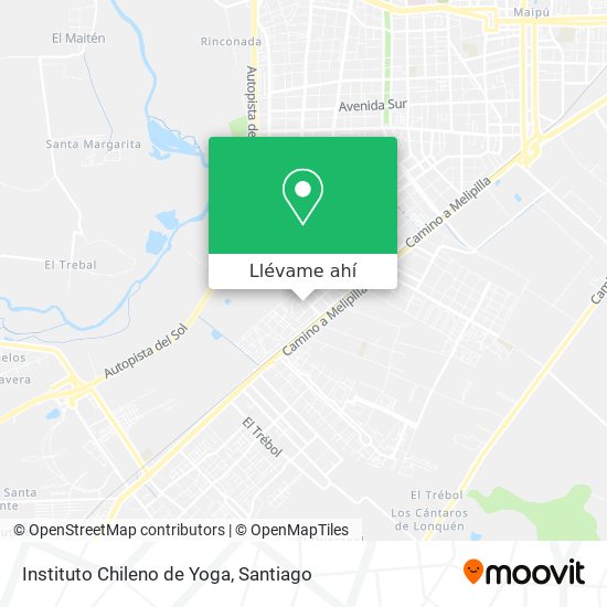 Mapa de Instituto Chileno de Yoga