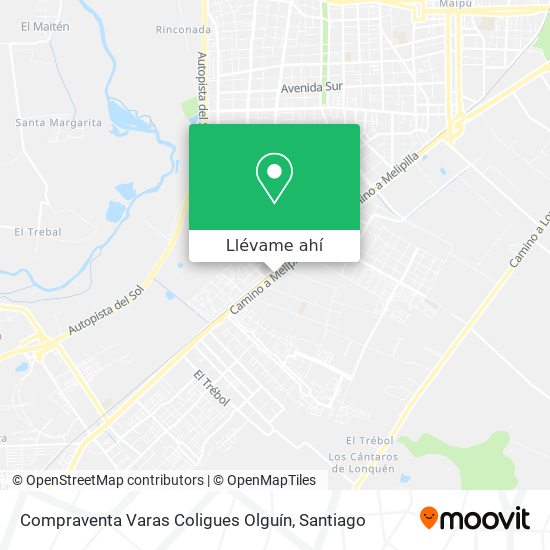 Mapa de Compraventa Varas Coligues Olguín