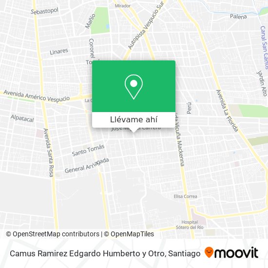 Mapa de Camus Ramirez Edgardo Humberto y Otro