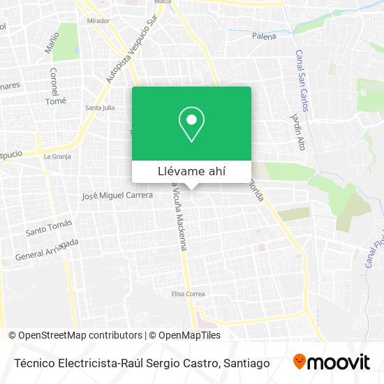 Mapa de Técnico Electricista-Raúl Sergio Castro