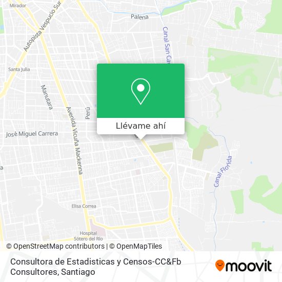 Mapa de Consultora de Estadisticas y Censos-CC&Fb Consultores