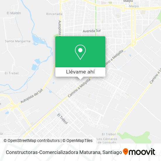 Mapa de Constructoras-Comercializadora Maturana