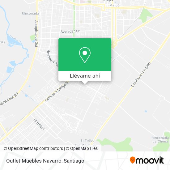 Mapa de Outlet Muebles Navarro