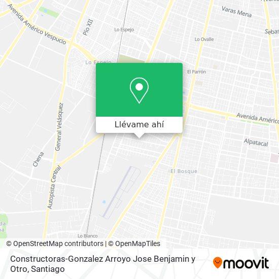 Mapa de Constructoras-Gonzalez Arroyo Jose Benjamin y Otro