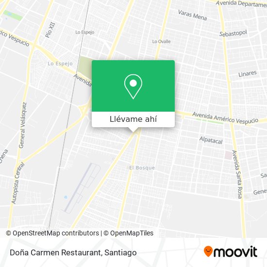 Mapa de Doña Carmen Restaurant
