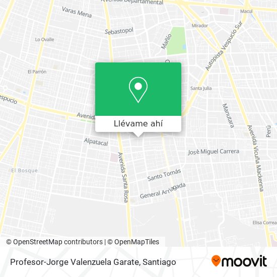 Mapa de Profesor-Jorge Valenzuela Garate